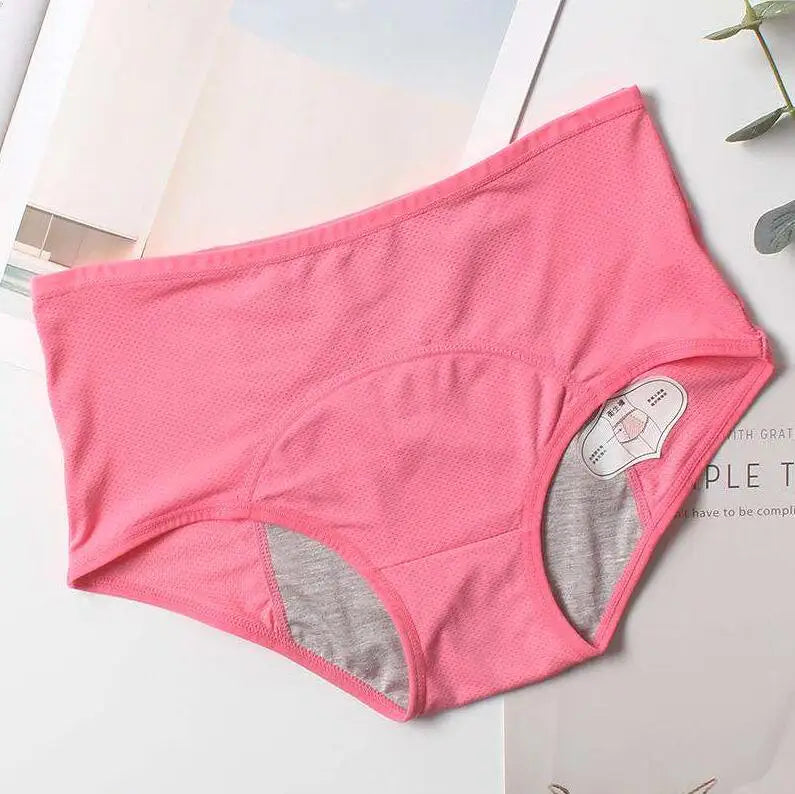 3pcs Leak Proof Menstrual Panties Physiological Pants Women Underwear Period Comfortable Waterproof Briefs