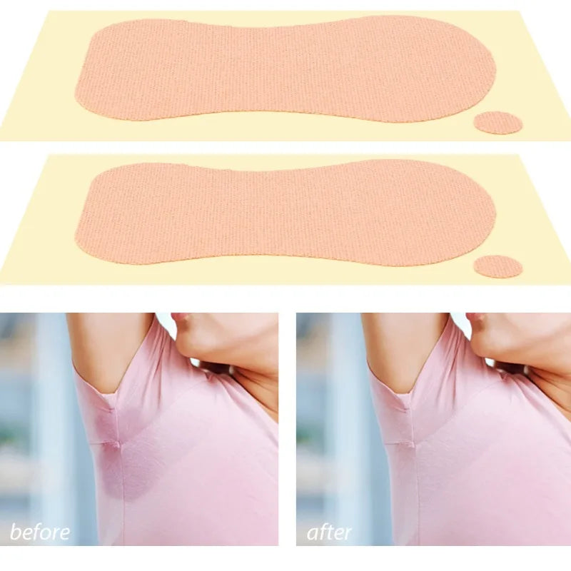 Armpit Sweatproof Patch Men Women Keep Clean Refreshing Self-adhesive Absorb Sweat Sticker Plantar Sweat Absorbing Light Paster