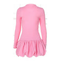 Women's Fashion 2025 Autumn/Winter New Arrival: Trendy Sexy Slim-Fit Backless Versatile Peplum Bodycon Dress