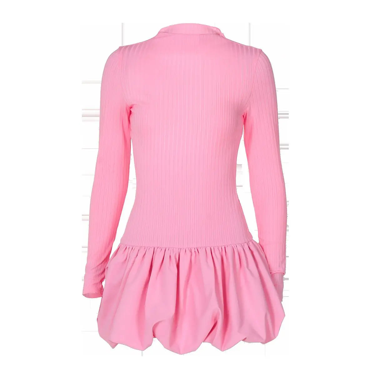 Women's Fashion 2025 Autumn/Winter New Arrival: Trendy Sexy Slim-Fit Backless Versatile Peplum Bodycon Dress