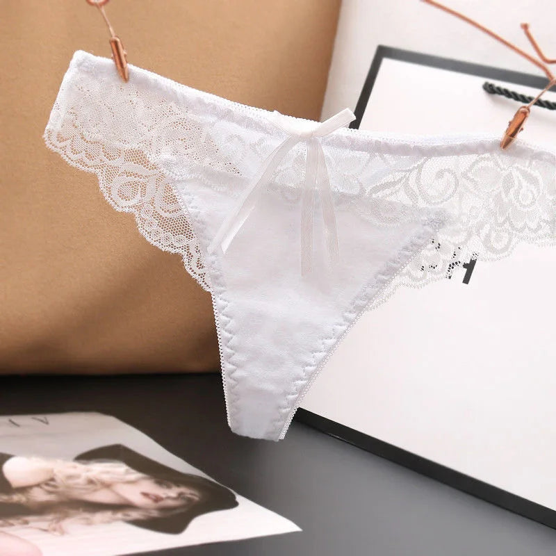 Hot ! Sexy Ladies Lace Underwear Women Panties Briefs for Female Hipster Underpant Sexy Lingerie Lace Cotton string big 7Colour