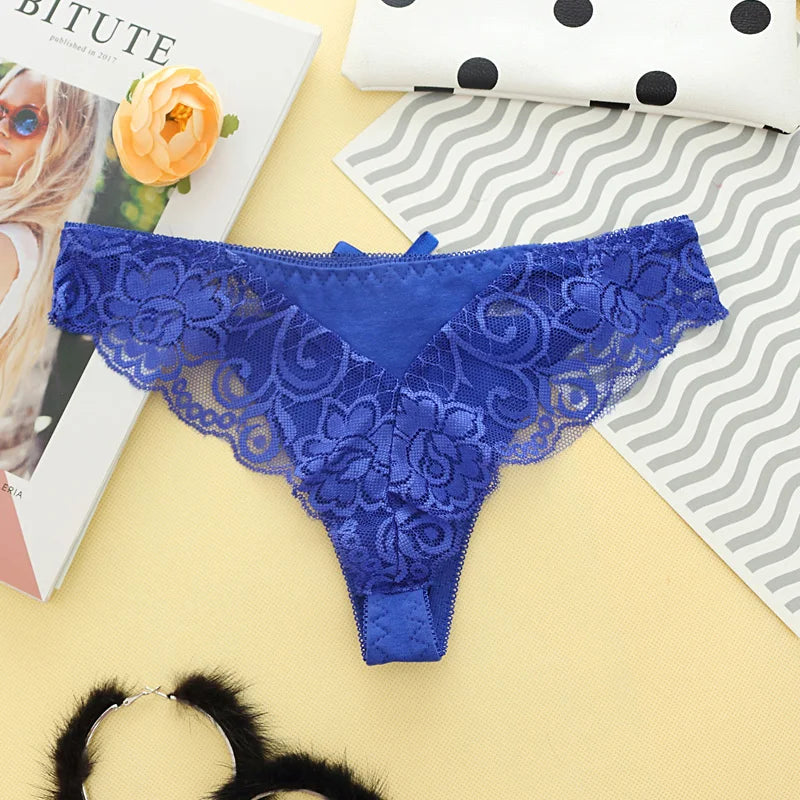 Hot ! Sexy Ladies Lace Underwear Women Panties Briefs for Female Hipster Underpant Sexy Lingerie Lace Cotton string big 7Colour